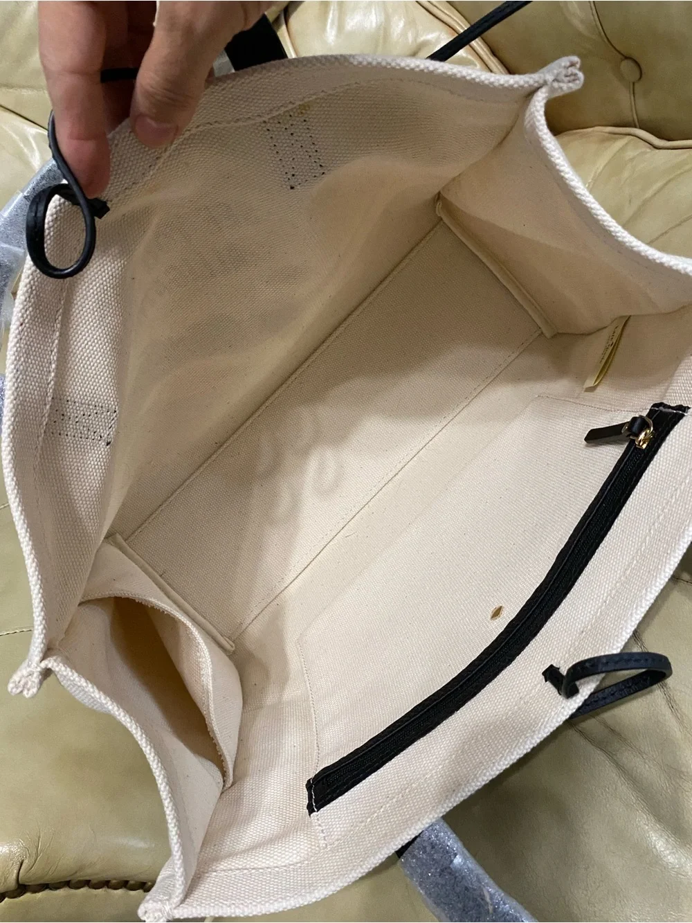 RARE Kate Spade Swamped See You Later Alligator Large Tote Canvas
